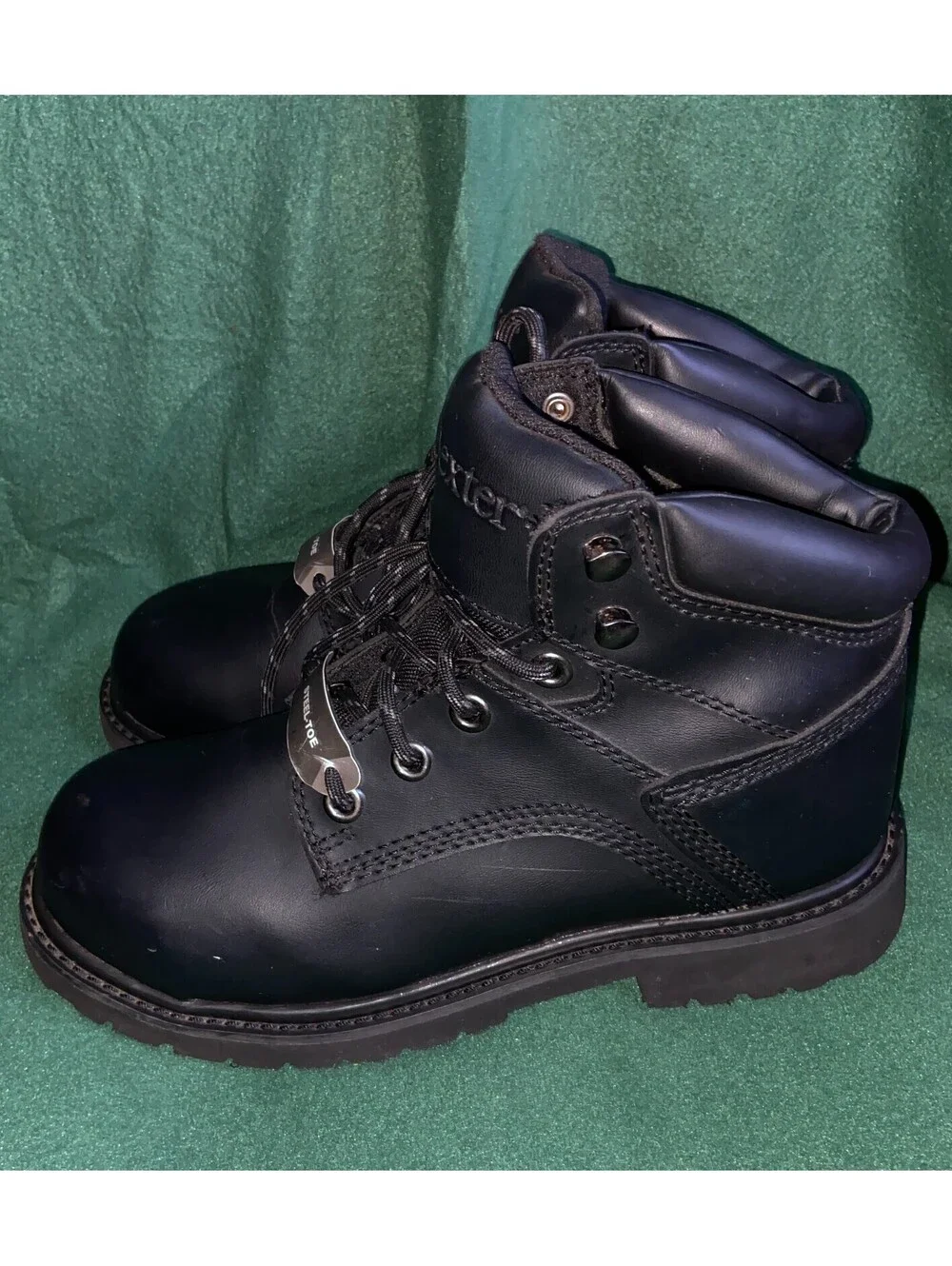 Dexter Comfort Boots Oil Resistant Black Work Construction Motorcycle Sz 6 1/2 W